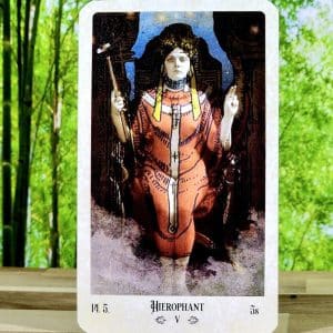 The Relative Tarot Deck by Carrie Paris - Hierophant