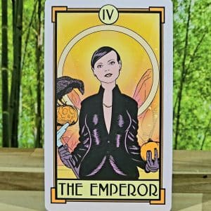 Cat Full of Spiders Tarot Deck by Christina Ricci - The Emperor