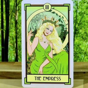 Cat Full of Spiders Tarot Deck by Christina Ricci - The Empress