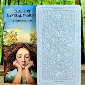 Oracle of Mystical Moments by Catrin Welz-Stein - Guidebook and back of cards