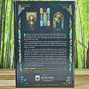 The Stained Glass Tarot Deck - Back of Box