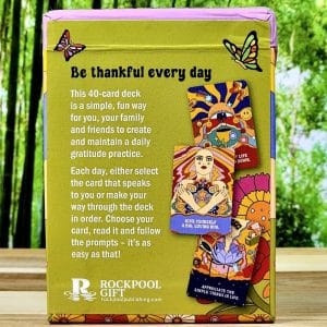 Cards for Daily Gratitude by Brooklyn McLellan - Back of box