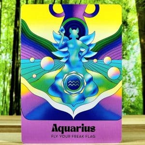 Cosmic Dreamscape Astrology Oracle Deck by Nina Kahn - Aquarius