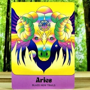 Cosmic Dreamscape Astrology Oracle Deck by Nina Kahn - Aries