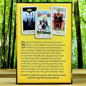 Curious Travels Tarot Cards by Amelia Rozear - Back Cover