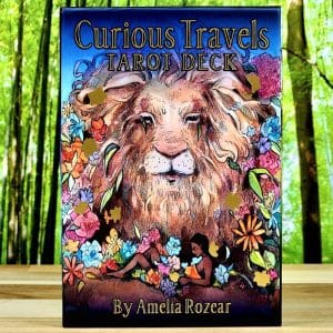 Curious Travels Tarot Cards by Amelia Rozear - Front Cover