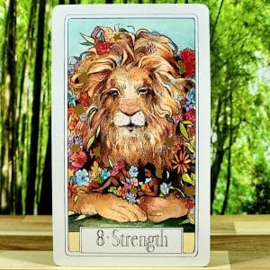 Curious Travels Tarot Cards by Amelia Rozear - Strength