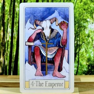 Curious Travels Tarot Cards by Amelia Rozear - The Emperor