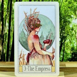 Curious Travels Tarot Cards by Amelia Rozear - The Empress