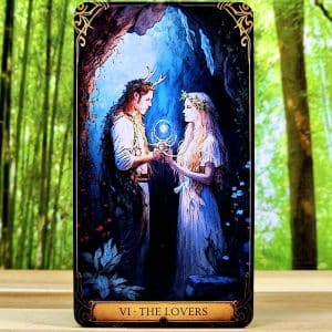 Druidic Tarot by Andrea Cogerino - The Lovers