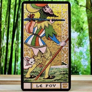 Golden Wirth Tarot Cards by Oswald Wirth - Le Fou