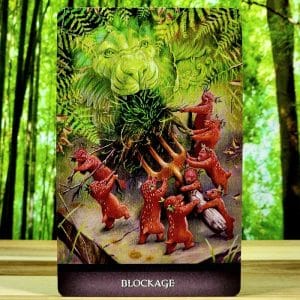 Land of Giants Oracle Deck by Steven Hutton - Blockage