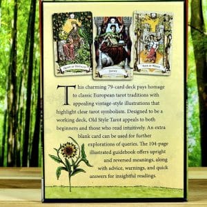 Old Style Tarot Cards by Alexander Ray - Back Cover