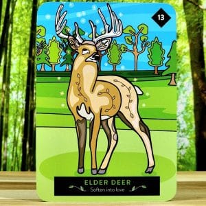 The Animal Elders Oracle Cards by Asha Frost - Elder Deer