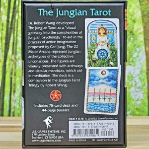 The Jungian Tarot by Robert Wang - Back Cover