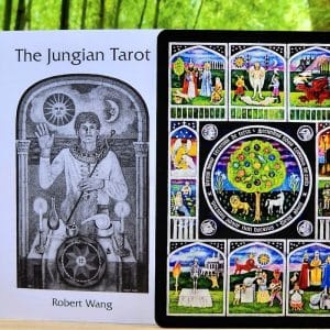 The Jungian Tarot by Robert Wang - Guidebook and back of cards