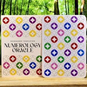 Numerology Oracle by Rosemaree Templeton - Guidebook and back of cards