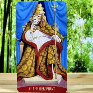 Royal Animals Tarot (Limited Edition) - The Hierophant