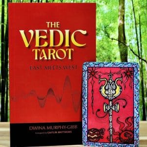 The Vedic Tarot Cards - Book and Back of Card