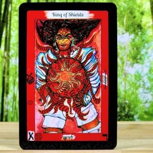 The Vedic Tarot Cards -King of Shields