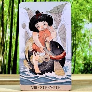 Yokai Tarot by Marga Biazzi and Paolo Bertazzo - Strength