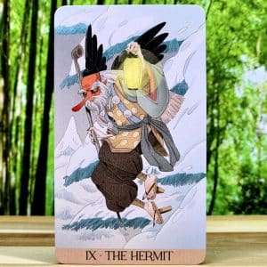 Yokai Tarot by Marga Biazzi and Paolo Bertazzo - The Hermit